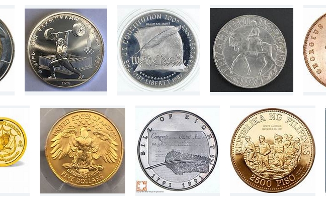 Памятные монеты разных стран